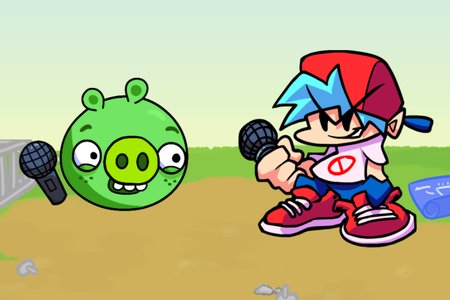 Friday Night Funkin' (FNF) vs PIG from Angry Birds and Bad Piggies