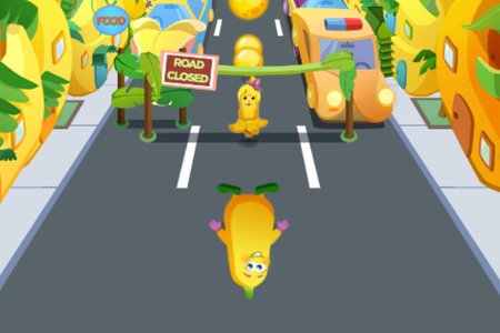 Running de banana