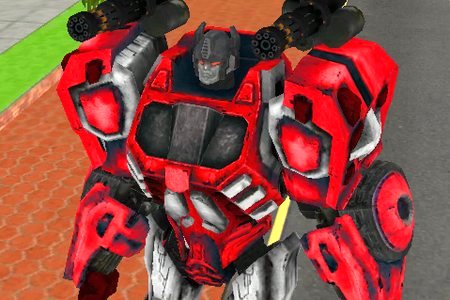 Flying Robot Transform Car Games