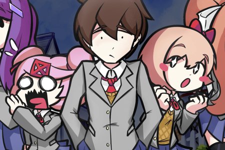 FNF: Doki Doki Takeover PLUS! (VS Monika, Sayori, Natsuki, and Yuri)