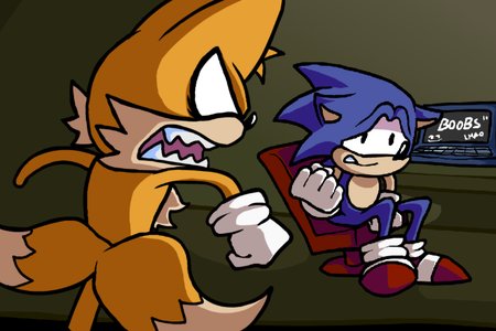FNF: Sonic Caught