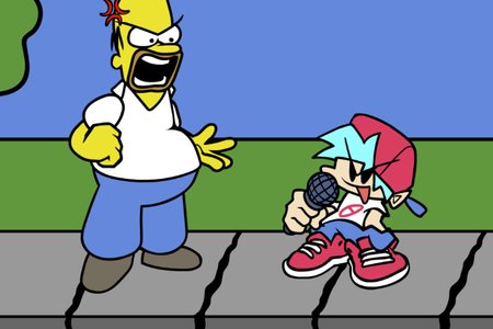 FNF VS Angry Dad (Homer Simpson)