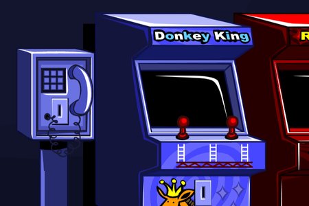 Monkey GO Happy: Stage 399 — 80's Arcade