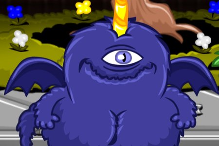 Monkey GO Happy: Stage 525 — Purple People Eater