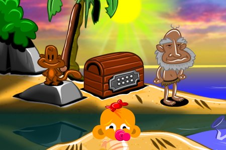 Monkey GO Happy: Stage 549 — Island Paradise