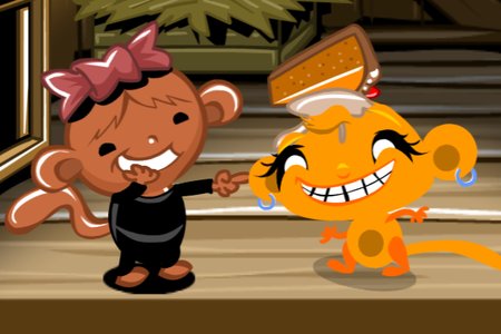 Monkey GO Happy: Stage 579 — Pumpkin Pie Fight
