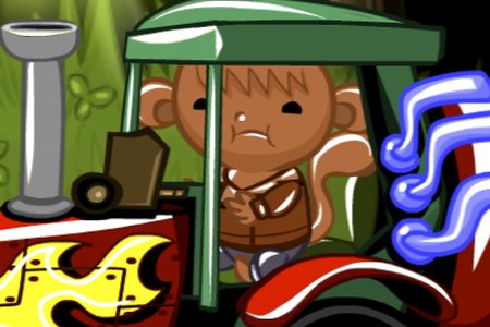 Monkey GO Happy: Stage 746 — Tractor Race