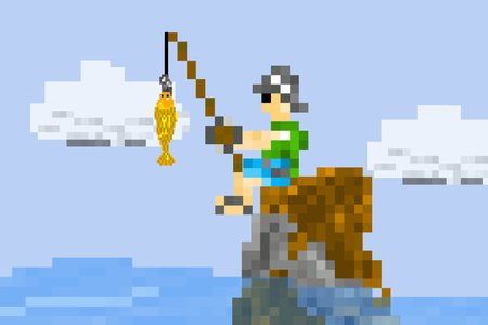 Pixel Fishing
