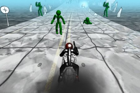 Stickman Zombie: Motorcycle