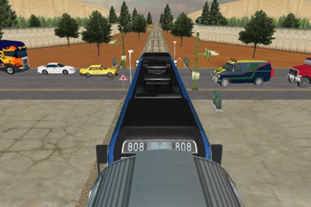 Simulator pemandu kereta api