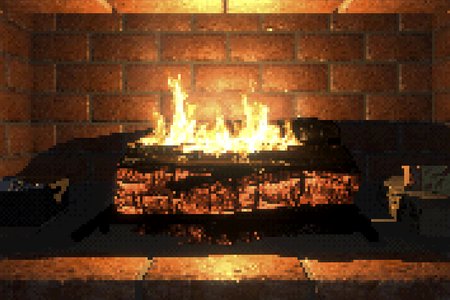 Virtual Interactive Fireplace