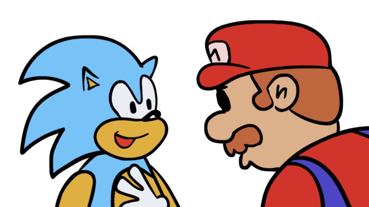 FNF: Saturday Night Smoochin' (Mario and Sonic Kissing) Game · Play On...