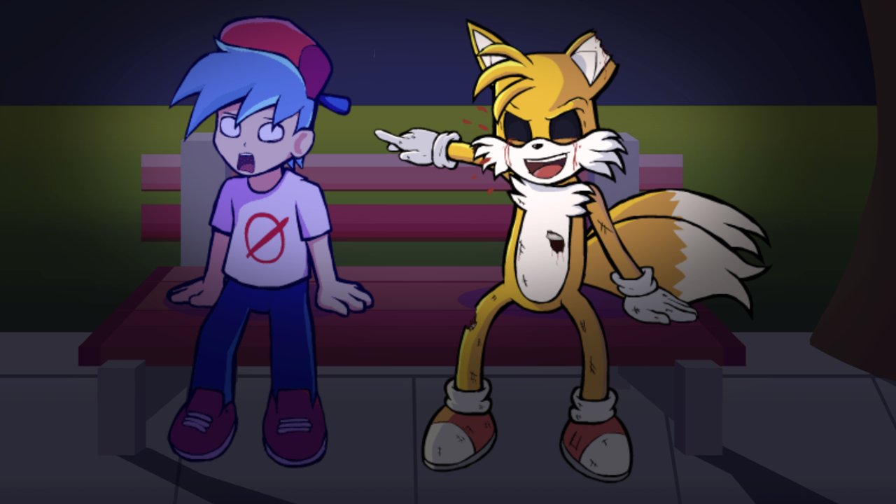 FNF Character Test, Gameplay VS Playground, Tails.exe, Boyfriend Dies  but it's Tails