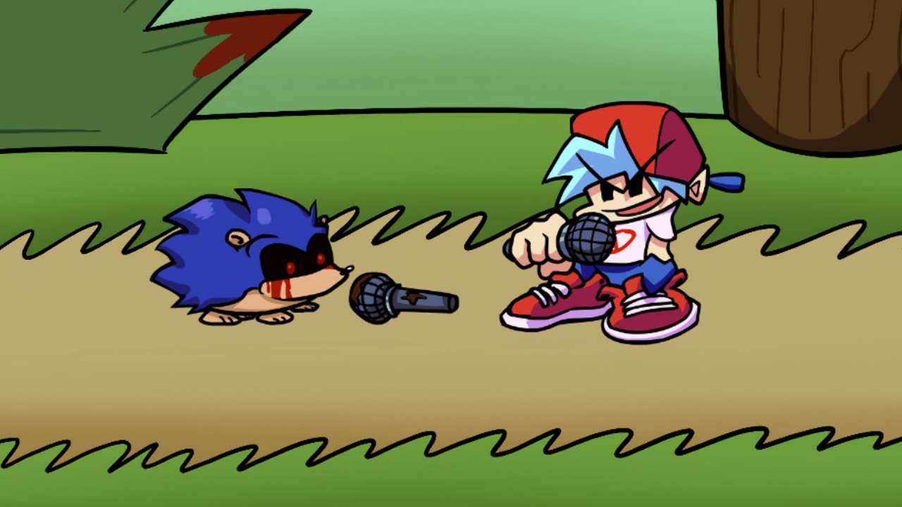Play FNF Vs Sonic Exe online (Friday Night Funkin), a game of FNF