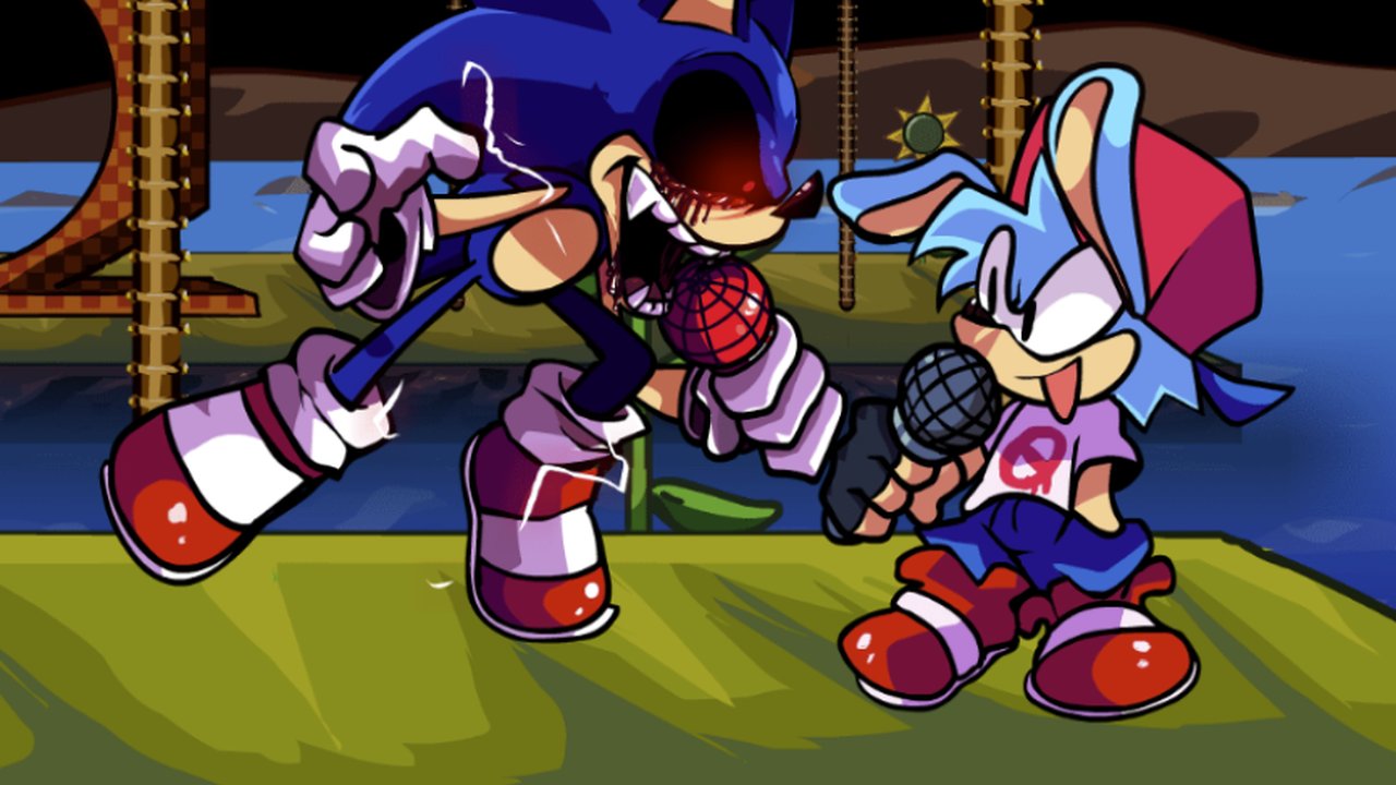 FNF: Sonic.EXE and Sonic Sings Confronting Yourself 🔥 Play online