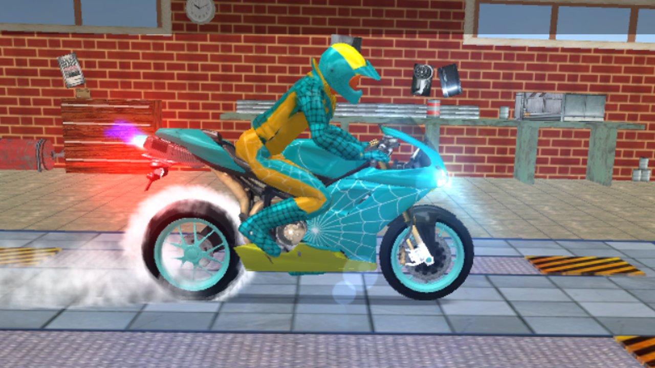 Hero Stunt Spider Bike Simulator 3D Game · Play Online For Free ·