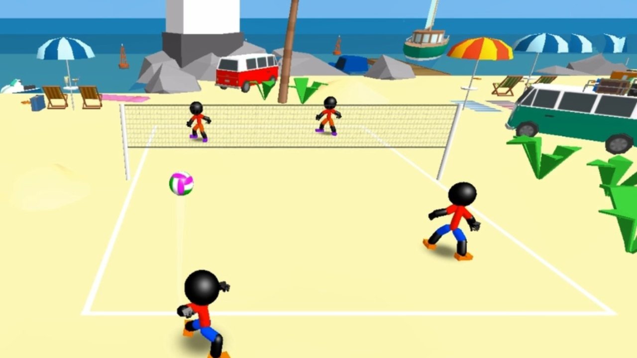 Stickman Sports Badminton - 2 Player Games