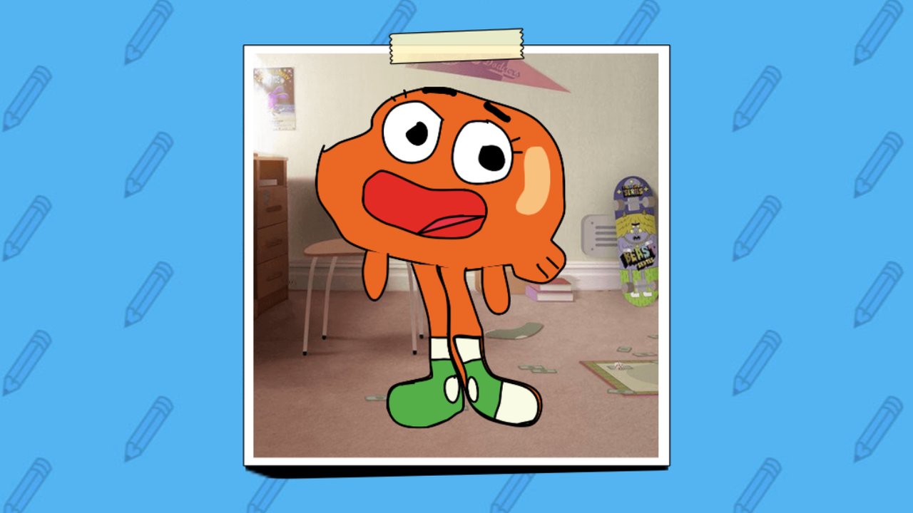 How to Draw - Darwin, The Amazing World of Gumball